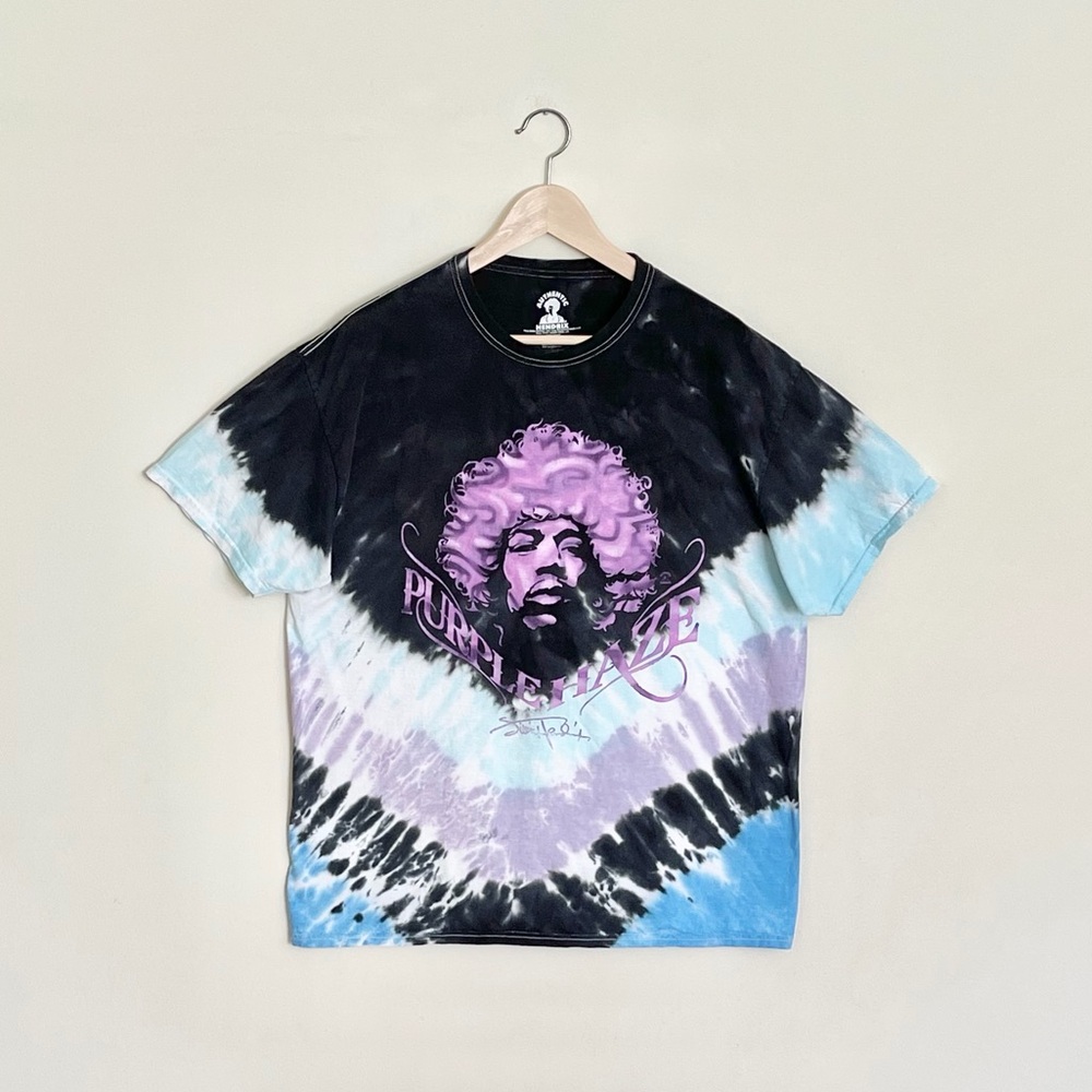 Jimi Hendrix Purple Haze Tie Dye Band T Shirt Adult size XL